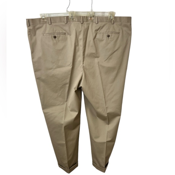 ROUND-TREE & YORKE MENS DRESS CASUAL SLACKS WITH CUFF MEASURES 54”X 29” LENGTH - Picture 8 of 14